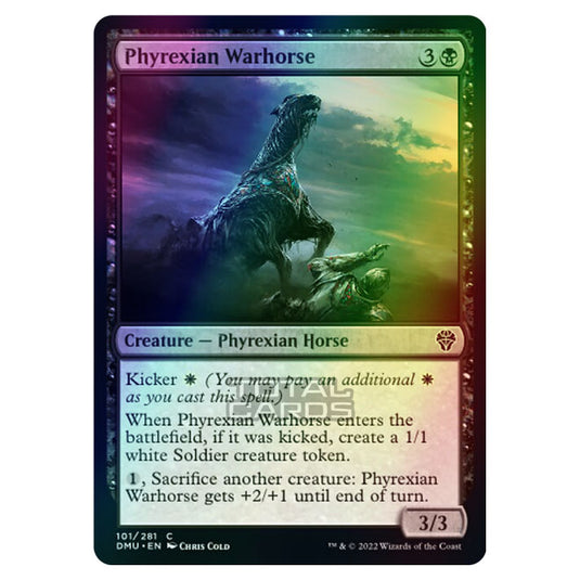 Magic The Gathering - Dominaria United - Phyrexian Warhorse - 101/281 (Foil)