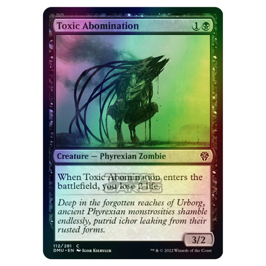 Magic The Gathering - Dominaria United - Toxic Abomination - 112/281 (Foil)