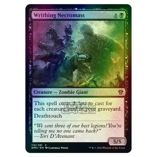 Magic The Gathering - Dominaria United - Writhing Necromass - 115/281 (Foil)