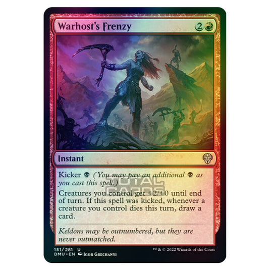 Magic The Gathering - Dominaria United - Warhost's Frenzy - 151/281 (Foil)