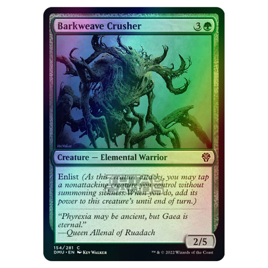 Magic The Gathering - Dominaria United - Barkweave Crusher - 154/281 (Foil)