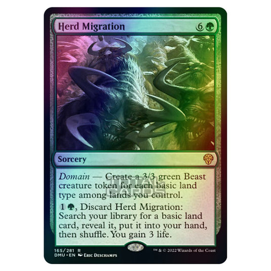 Magic The Gathering - Dominaria United - Herd Migration - 165/281 (Foil)