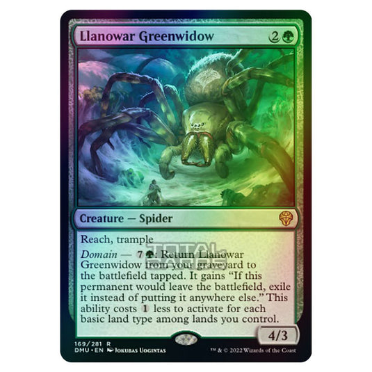 Magic The Gathering - Dominaria United - Llanowar Greenwidow - 169/281 (Foil)