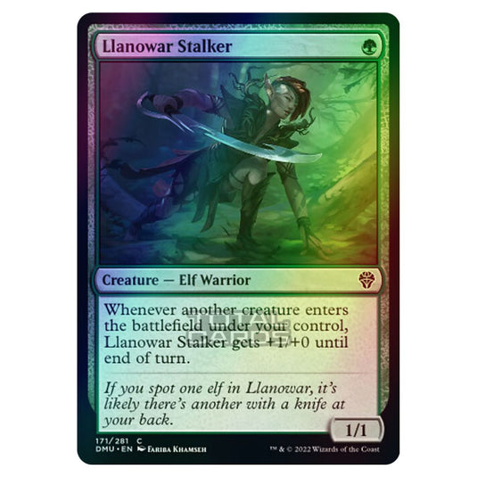 Magic The Gathering - Dominaria United - Llanowar Stalker - 171/281 (Foil)