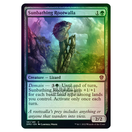 Magic The Gathering - Dominaria United - Sunbathing Rootwalla - 181/281 (Foil)