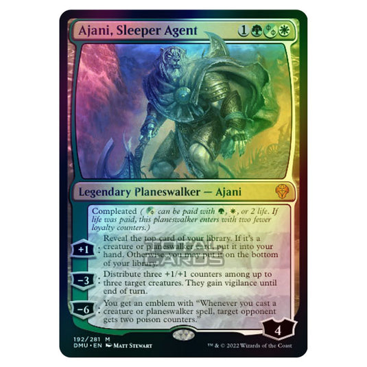 Magic The Gathering - Dominaria United - Ajani, Sleeper Agent - 192/281 (Foil)