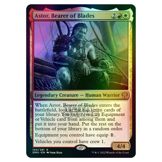 Magic The Gathering - Dominaria United - Astor, Bearer of Blades - 194/281 (Foil)