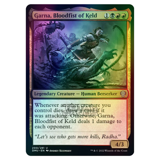Magic The Gathering - Dominaria United - Garna, Bloodfist of Keld - 200/281 (Foil)
