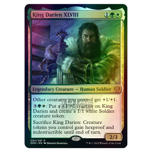 Magic The Gathering - Dominaria United - King Darien XLVIII - 204/281 (Foil)