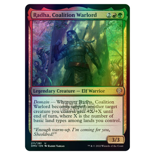 Magic The Gathering - Dominaria United - Radha, Coalition Warlord - 211/281 (Foil)