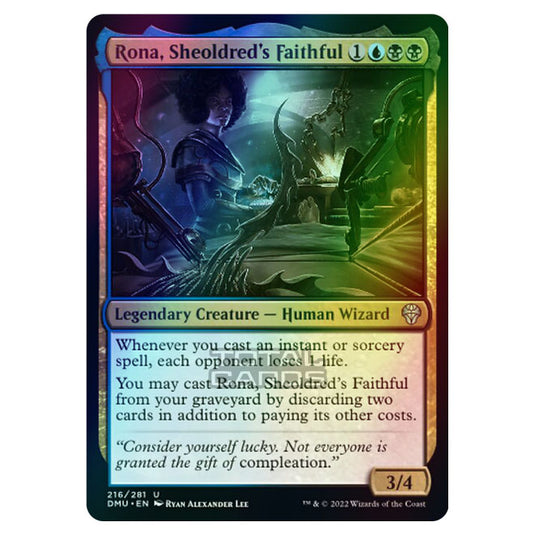 Magic The Gathering - Dominaria United - Rona, Sheoldred's Faithful - 216/281 (Foil)