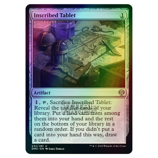 Magic The Gathering - Dominaria United - Inscribed Tablet - 232/281 (Foil)