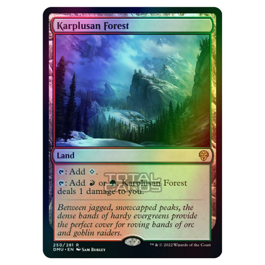 Magic The Gathering - Dominaria United - Karplusan Forest - 250/281 (Foil)
