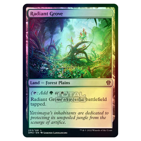 Magic The Gathering - Dominaria United - Radiant Grove - 253/281 (Foil)