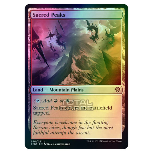 Magic The Gathering - Dominaria United - Sacred Peaks - 254/281 (Foil)