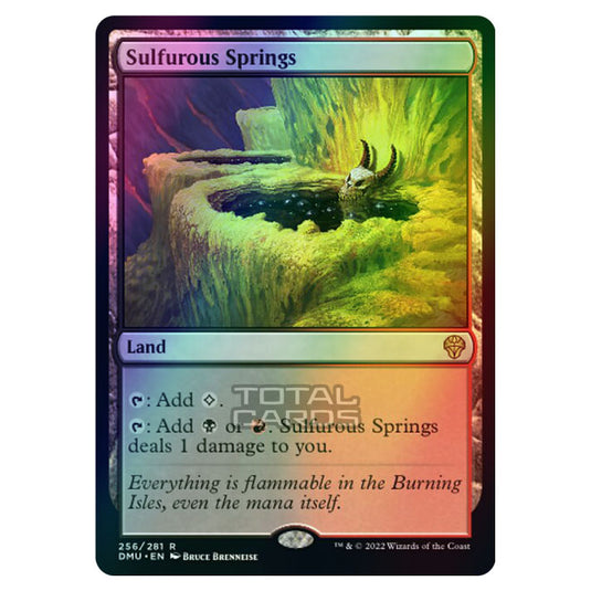 Magic The Gathering - Dominaria United - Sulfurous Springs - 256/281 (Foil)