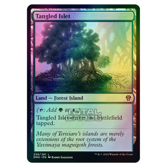 Magic The Gathering - Dominaria United - Tangled Islet - 258/281 (Foil)