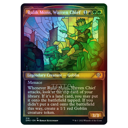 Magic The Gathering - Dominaria United - Rulik Mons, Warren Chief - 316/281 (Foil)