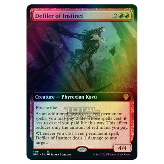 Magic The Gathering - Dominaria United - Defiler of Instinct - 406/281 (Foil)