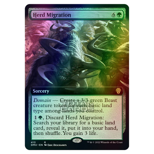 Magic The Gathering - Dominaria United - Herd Migration - 413/281 (Foil)