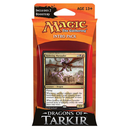 Magic The Gathering - Dragons of Tarkir - Intro Pack (Red)