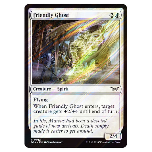 Friendly Ghost 0012 card from the Magic The Gathering set Duskmourn: House of Horror