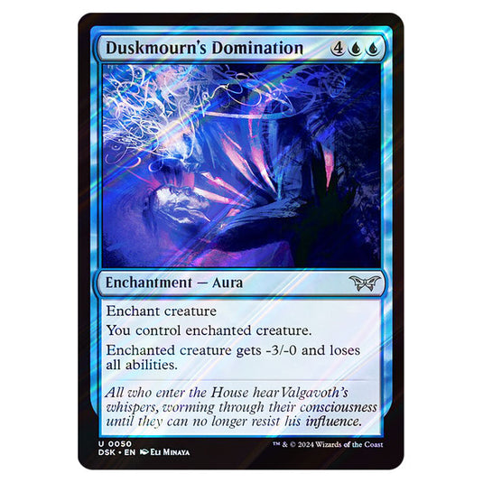 Duskmourn's Domination 0050 card from the Magic The Gathering set Duskmourn: House of Horror