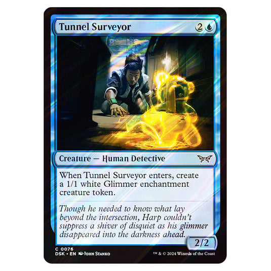 Tunnel Surveyor 0076 card from the Magic The Gathering set Duskmourn: House of Horror