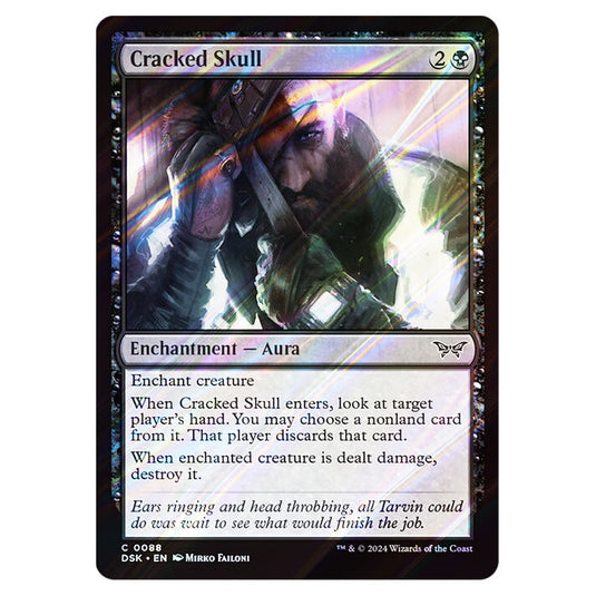 Cracked Skull 0088 card from the Magic The Gathering set Duskmourn: House of Horror