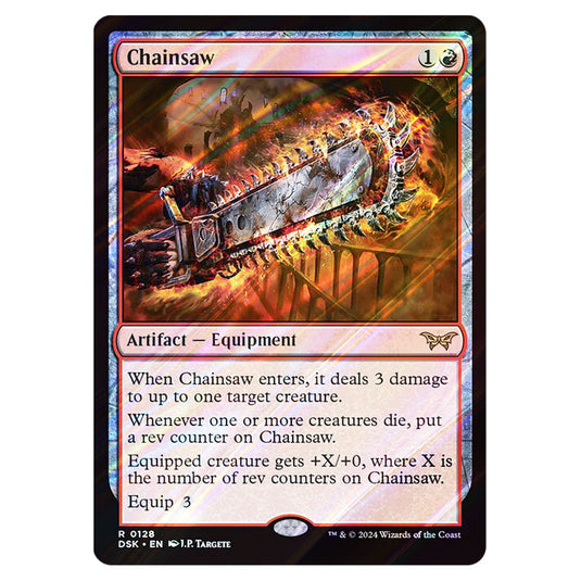 Magic The Gathering - Duskmourn - House of Horror - Chainsaw - 0128 (F Magic The Gathering - Duskmourn - House of Horror - Chainsaw - 0128 (F