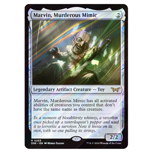 Magic The Gathering - Duskmourn - House of Horror - Marvin, Murderous Magic The Gathering - Duskmourn - House of Horror - Marvin, Murderous