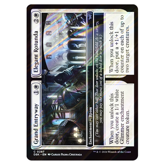 Grand Entryway // Elegant Rotunda 0287 card from the Magic The Gathering set Duskmourn: House of Horror