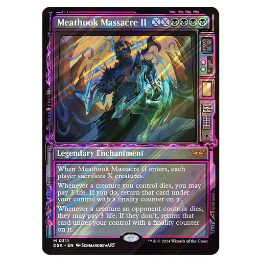 Meathook Massacre II  0311 card from the Magic The Gathering set Duskmourn: House of Horror