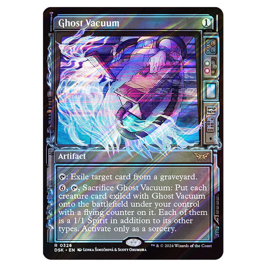 Ghost Vacuum 0326 card from the Magic The Gathering set Duskmourn: House of Horror