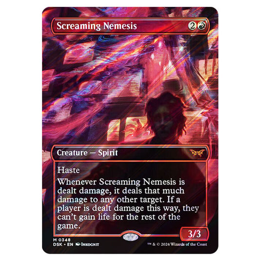 Screaming Nemesis 0348 card from the Magic The Gathering set Duskmourn: House of Horror