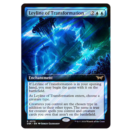 Leyline of Transformation 0372 card from the Magic The Gathering set Duskmourn: House of Horror