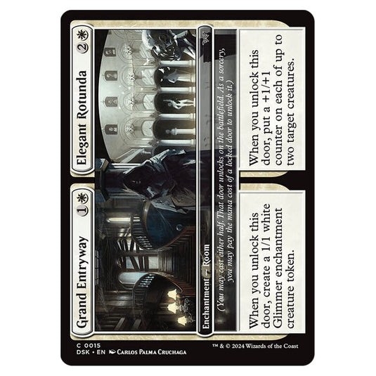 Grand Entryway // Elegant Rotunda 0015 card from the Magic The Gathering set Duskmourn: House of Horror