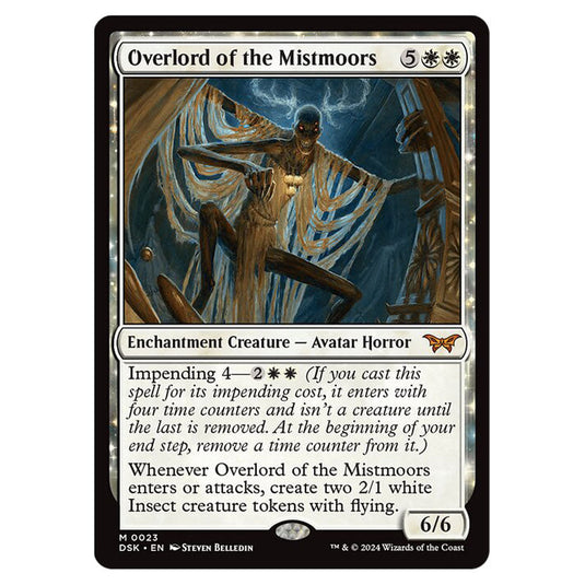 Overlord of the Mistmoors 0023 card from the Magic The Gathering set Duskmourn: House of Horror