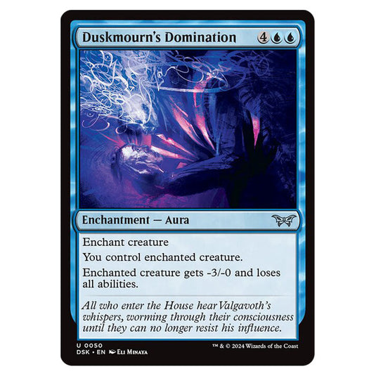 Duskmourn's Domination 0050 card from the Magic The Gathering set Duskmourn: House of Horror