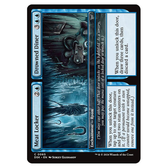 Meat Locker // Drowned Diner 0065 card from the Magic The Gathering set Duskmourn: House of Horror