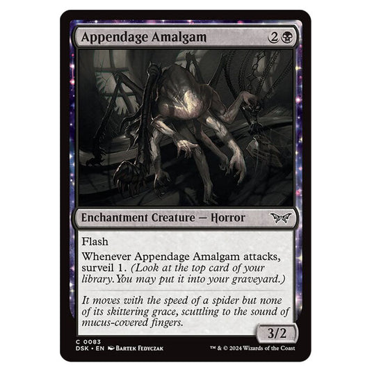 Appendage Amalgam 0083 card from the Magic The Gathering set Duskmourn: House of Horror