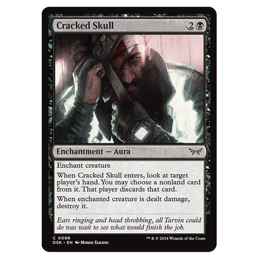 Cracked Skull 0088 card from the Magic The Gathering set Duskmourn: House of Horror