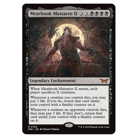 Meathook Massacre II 0108 card from the Magic The Gathering set Duskmourn: House of Horror