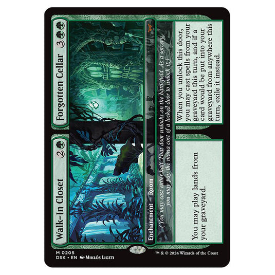 Walk-In Closet // Forgotten Cellar 0205 card from the Magic The Gathering set Duskmourn: House of Horror