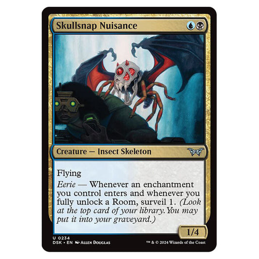 Skullsnap Nuisance 0234 card from the Magic The Gathering set Duskmourn: House of Horror