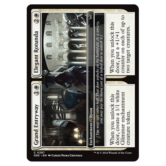 Grand Entryway // Elegant Rotunda 0287 card from the Magic The Gathering set Duskmourn: House of Horror