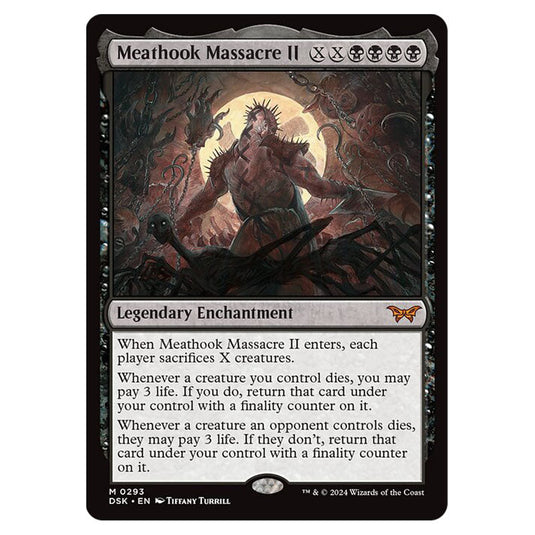 Meathook Massacre II  0293 card from the Magic The Gathering set Duskmourn: House of Horror