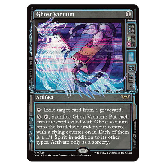 Ghost Vacuum 0326 card from the Magic The Gathering set Duskmourn: House of Horror