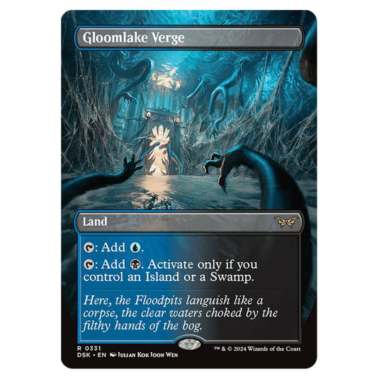 Gloomlake Verge 0331 card from the Magic The Gathering set Duskmourn: House of Horror