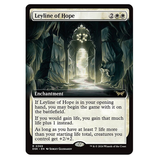 Leyline of Hope 0369 card from the Magic The Gathering set Duskmourn: House of Horror